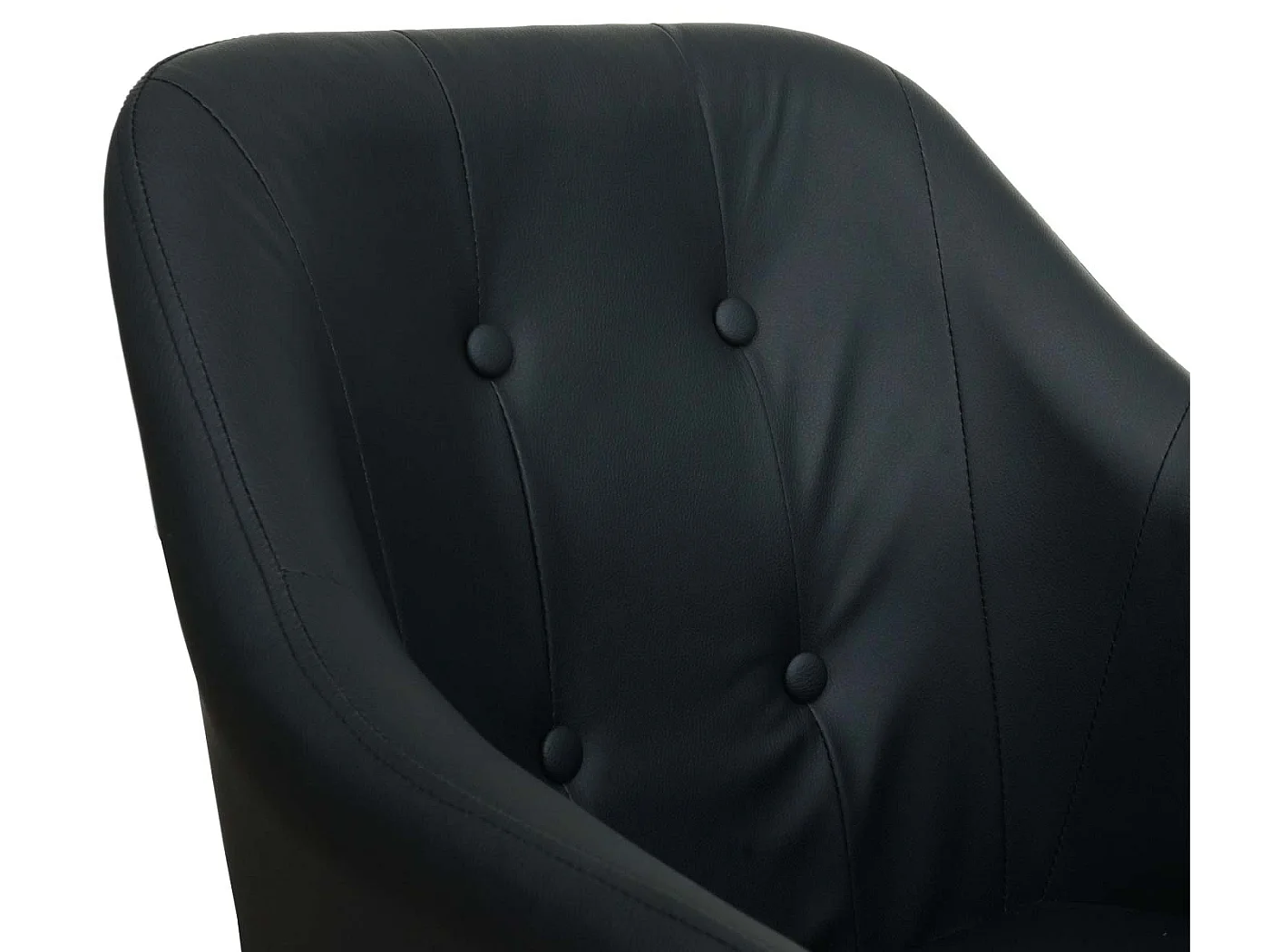 MCW-L92 bureaustoel,  kunstleer zwart