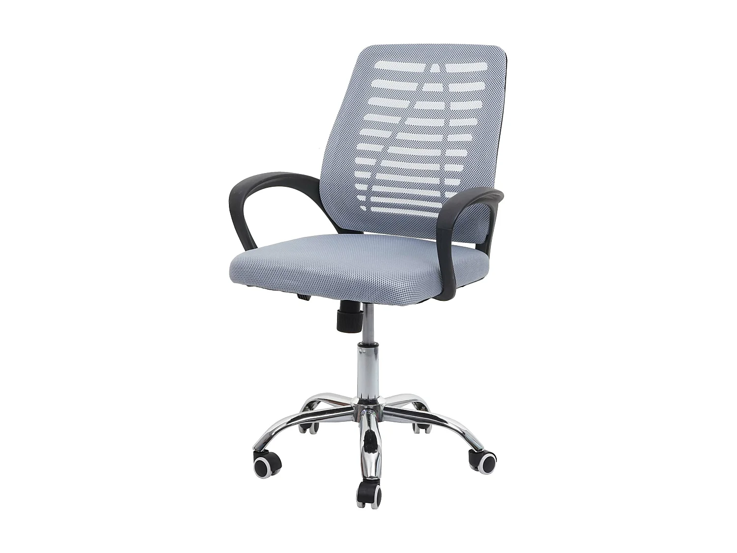 Krzesło biurowe MCW-L44,  szary