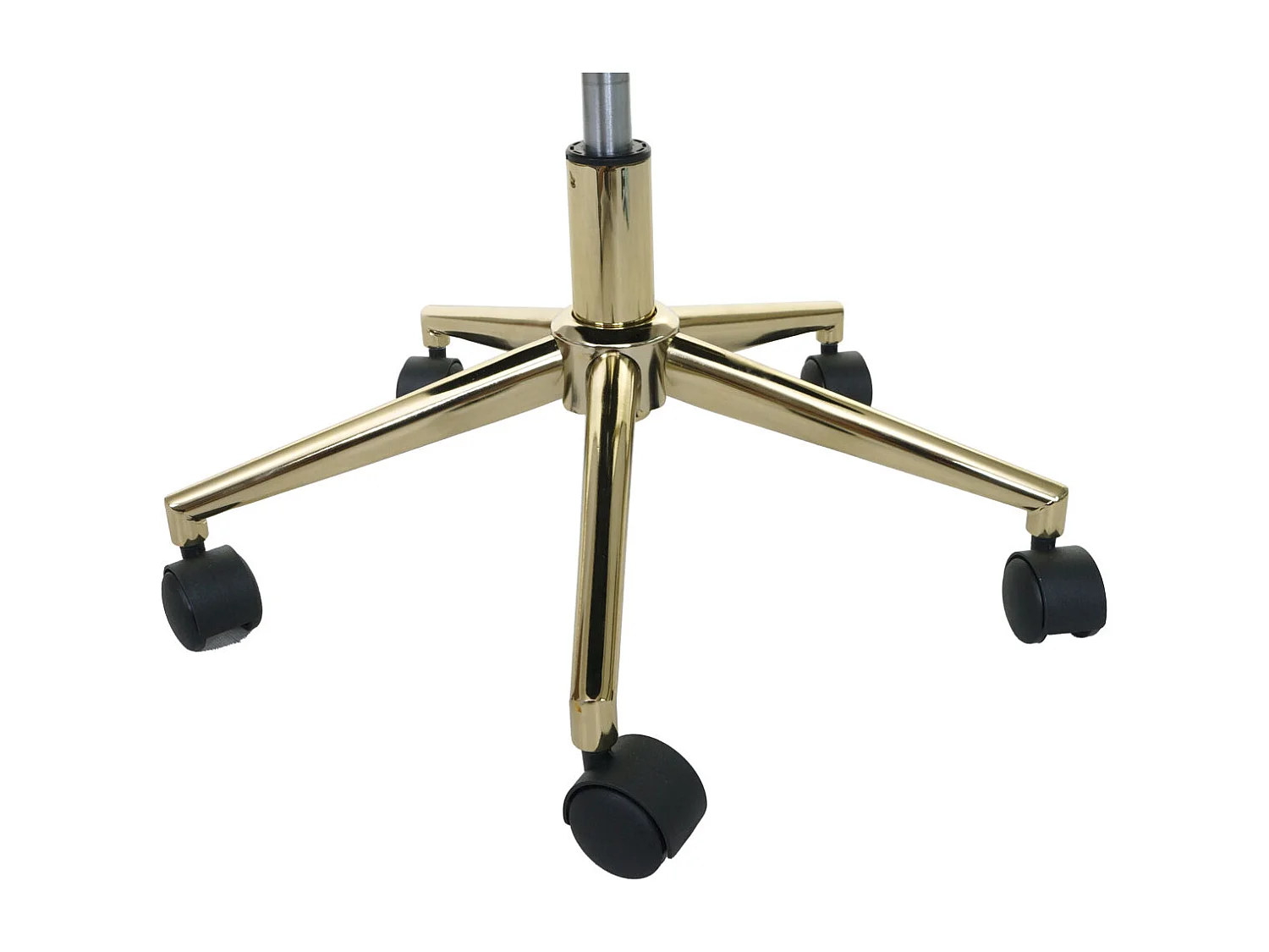 Krzesło biurowe MCW-J62 velvet z podłokietnikiem,  czarny