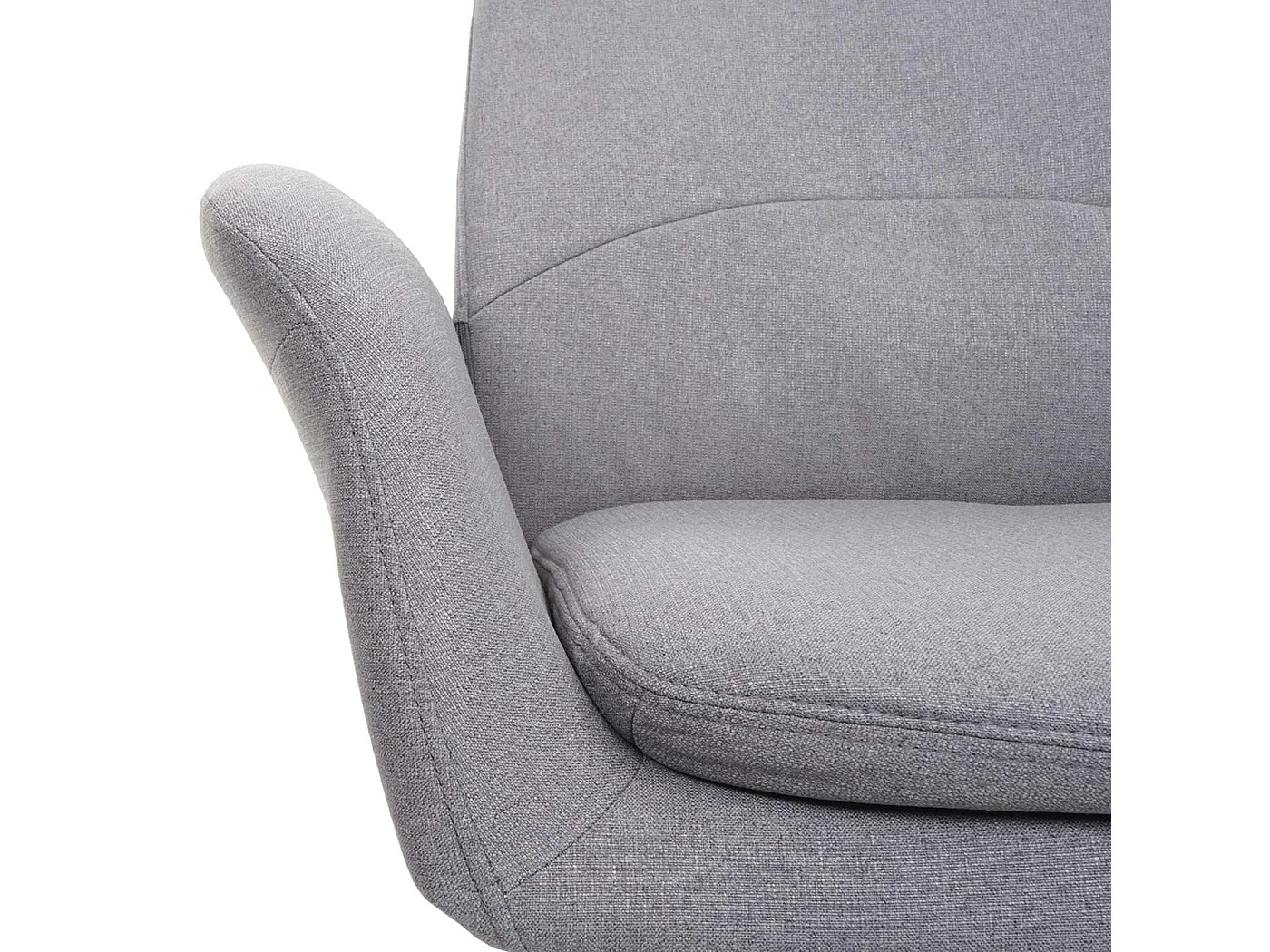 Krzesło biurowe MCW-K23,  szary