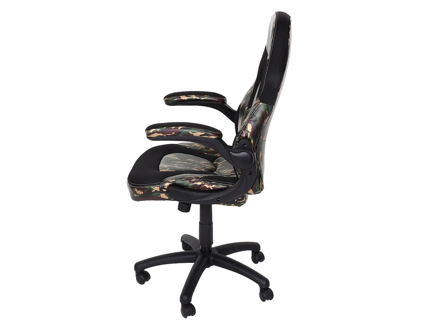 Chaise de bureau MCW-K13,  camouflage-noir