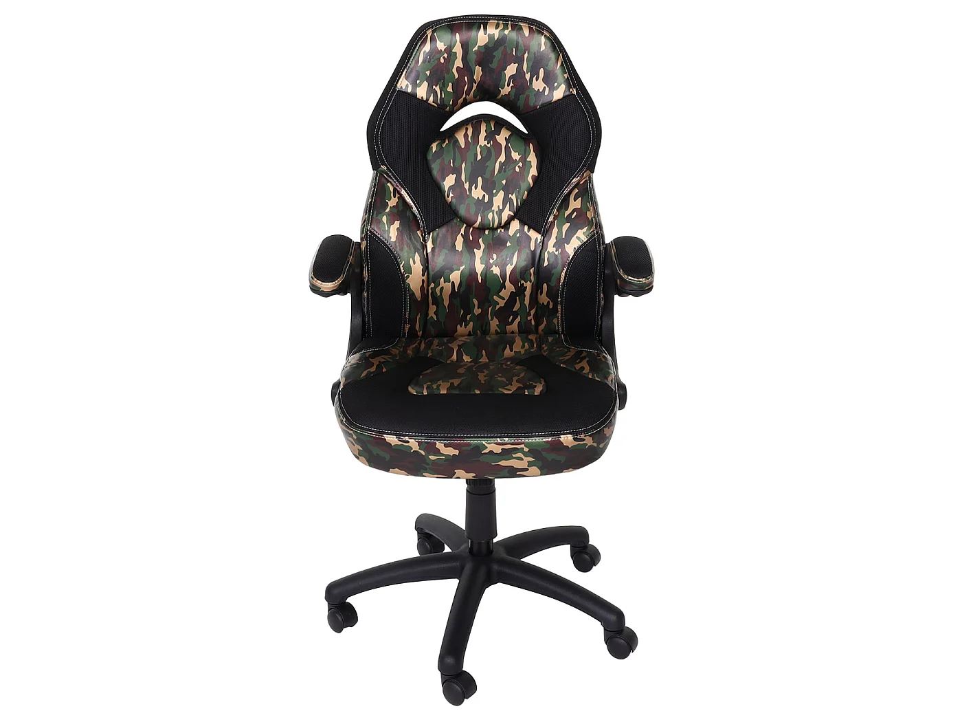 Chaise de bureau MCW-K13,  camouflage-noir