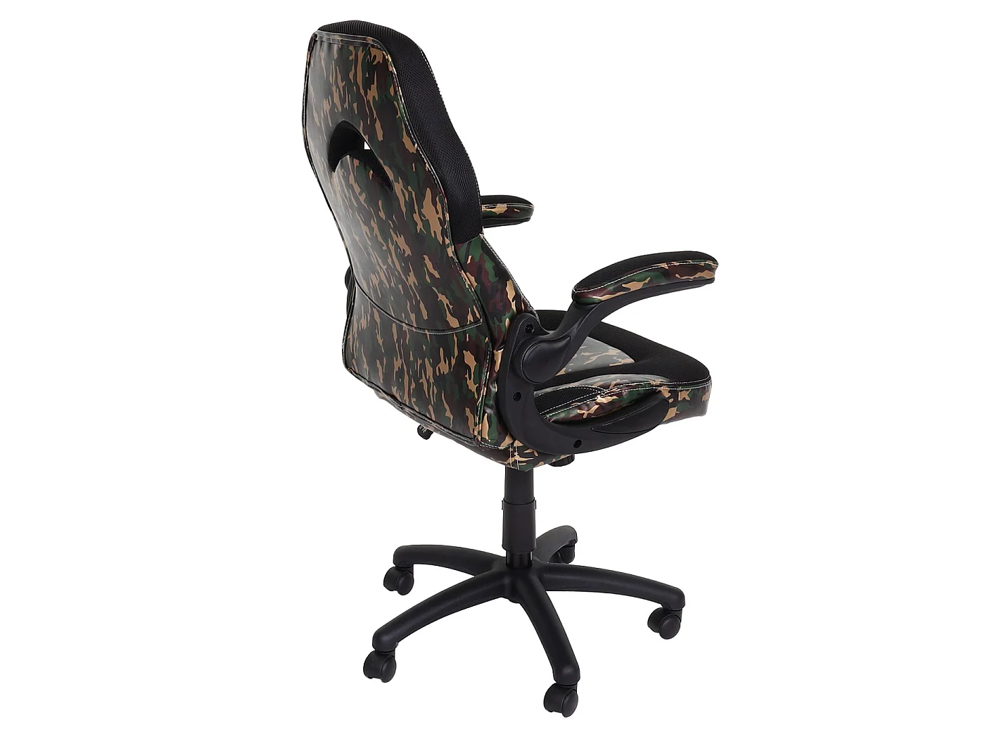 Chaise de bureau MCW-K13,  camouflage-noir