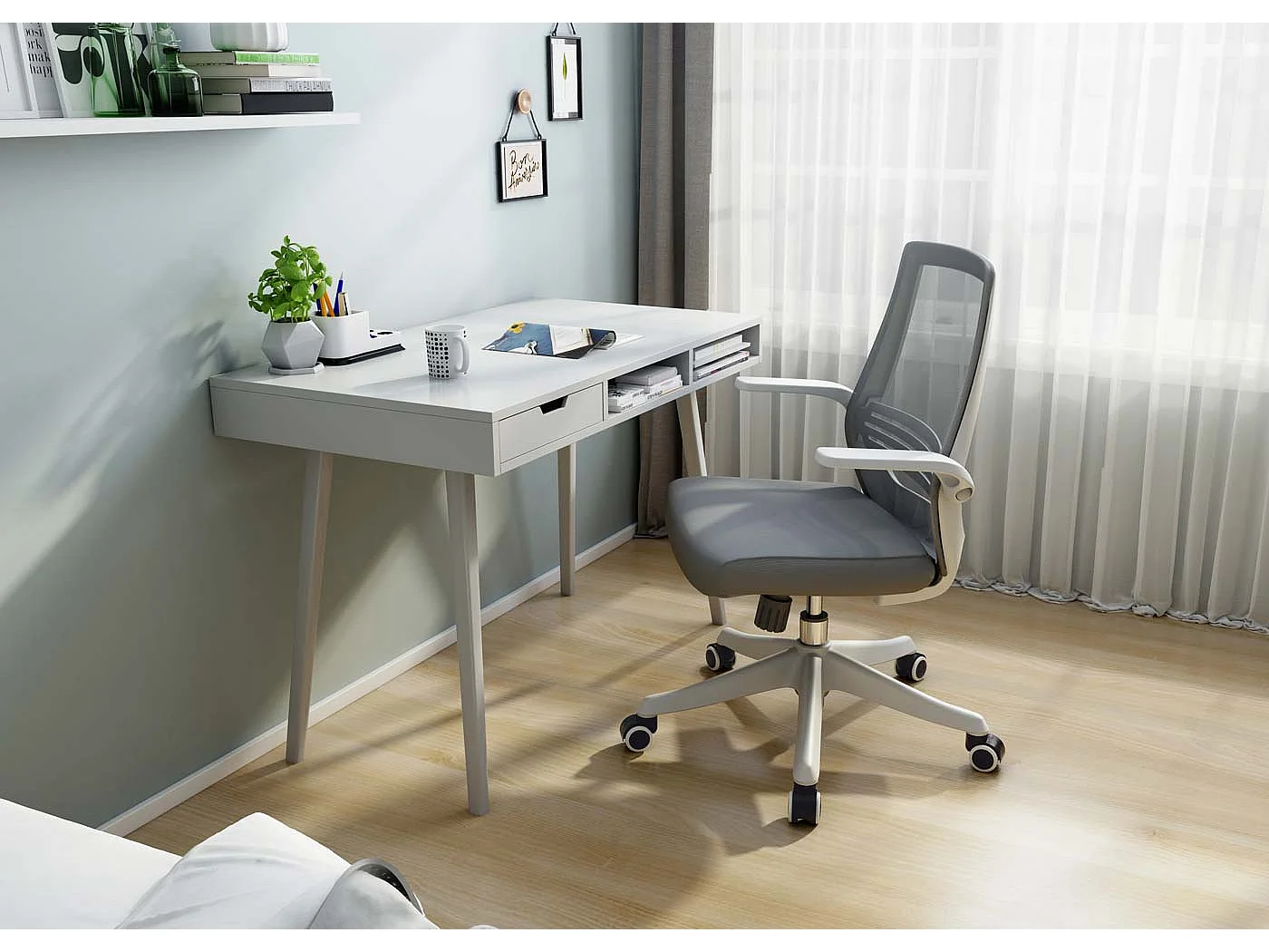 Chaise de bureau SIHOO-J88,  gris