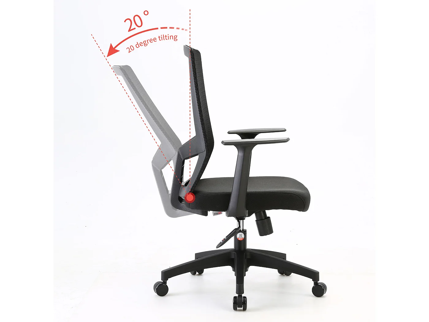 Krzesło biurowe SIHOO-J90,  szary