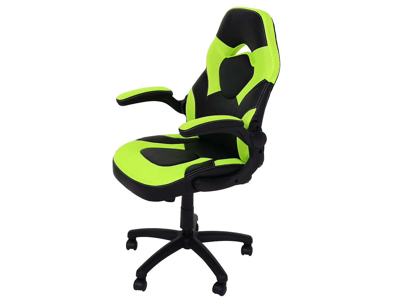Chaise de bureau MCW-K13,  noir-vert