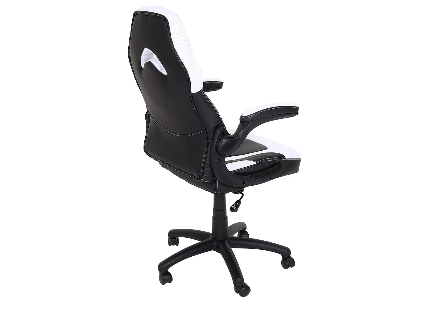 Chaise de bureau MCW-K13,  noir-blanc