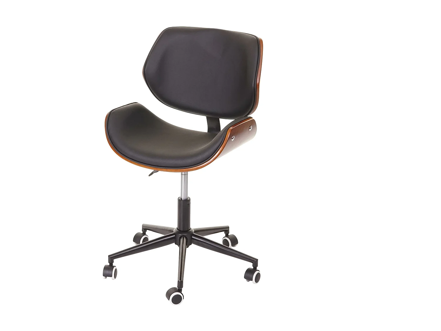 Bureaustoel MCW-G25,  zwart-bruin