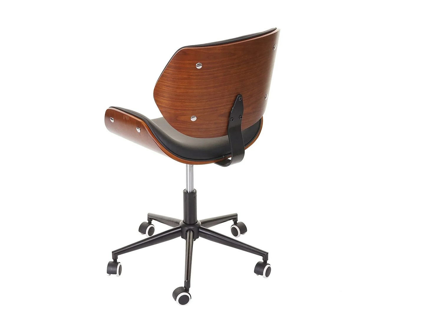 Bureaustoel MCW-G25,  zwart-bruin