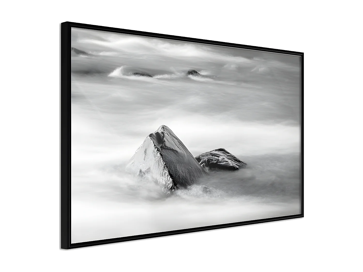 Affiche Murale Encadrée "Loneliness II" 60 x 40 cm Noir