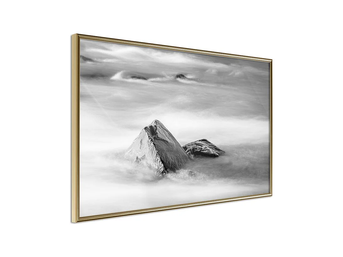Affiche Murale Encadrée "Loneliness II" 60 x 40 cm Or