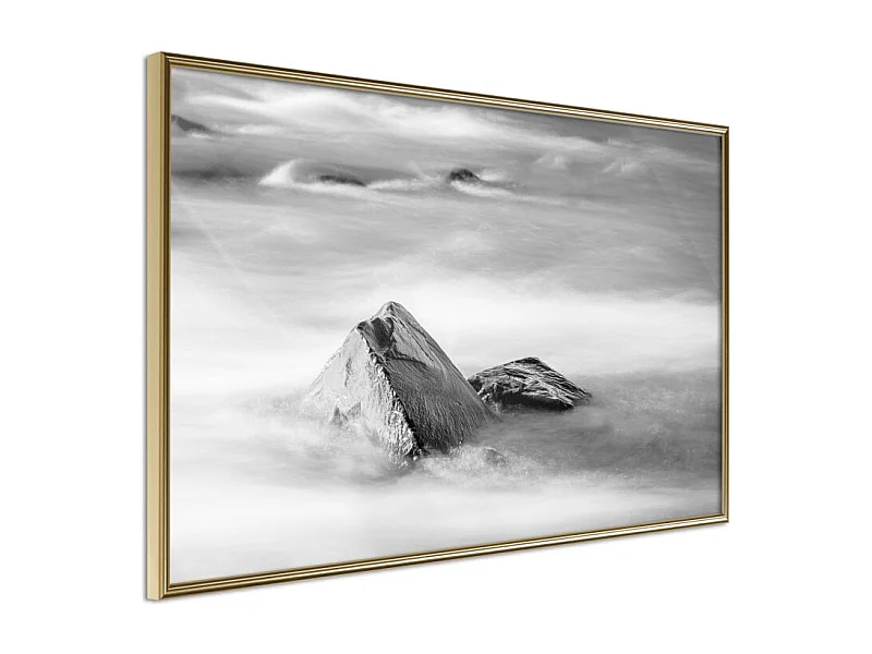 Affiche Murale Encadrée "Loneliness II" 60 x 40 cm Or