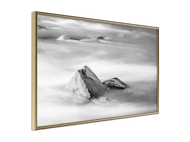 Affiche Murale Encadrée "Loneliness II" 60 x 40 cm Or