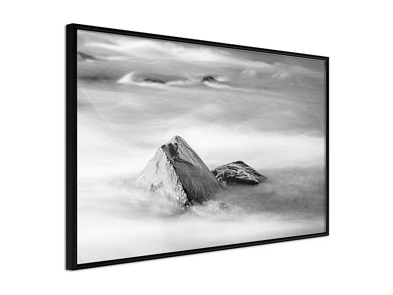 Affiche Murale Encadrée "Loneliness II" 90 x 60 cm Noir