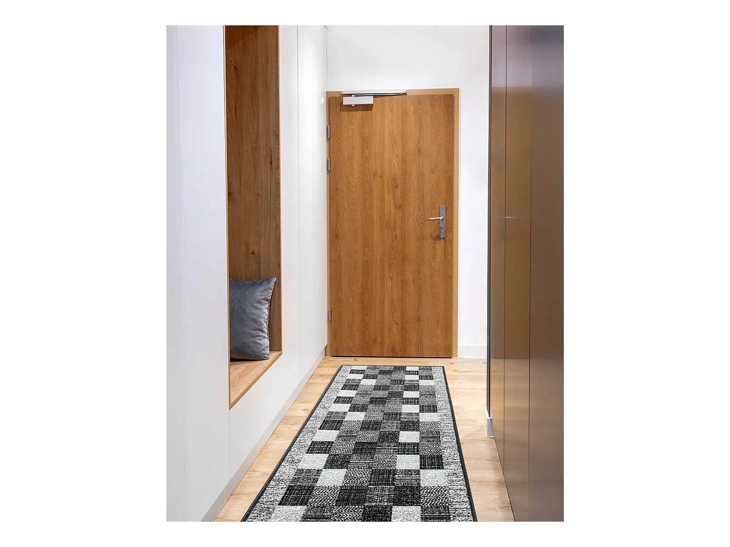 Läufer BCF RAFIA grau 100x1250 cm