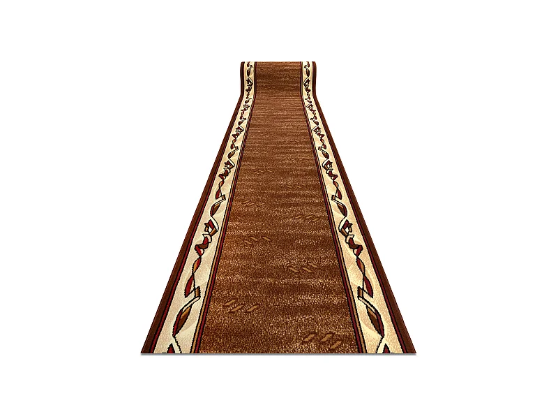 TAPIS DE COULOIR BCF FILIP marron 90x200 cm