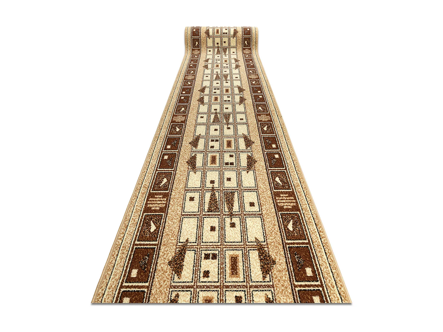 TAPIS DE COULOIR BCF JETTA DZETA beige 150x250 cm