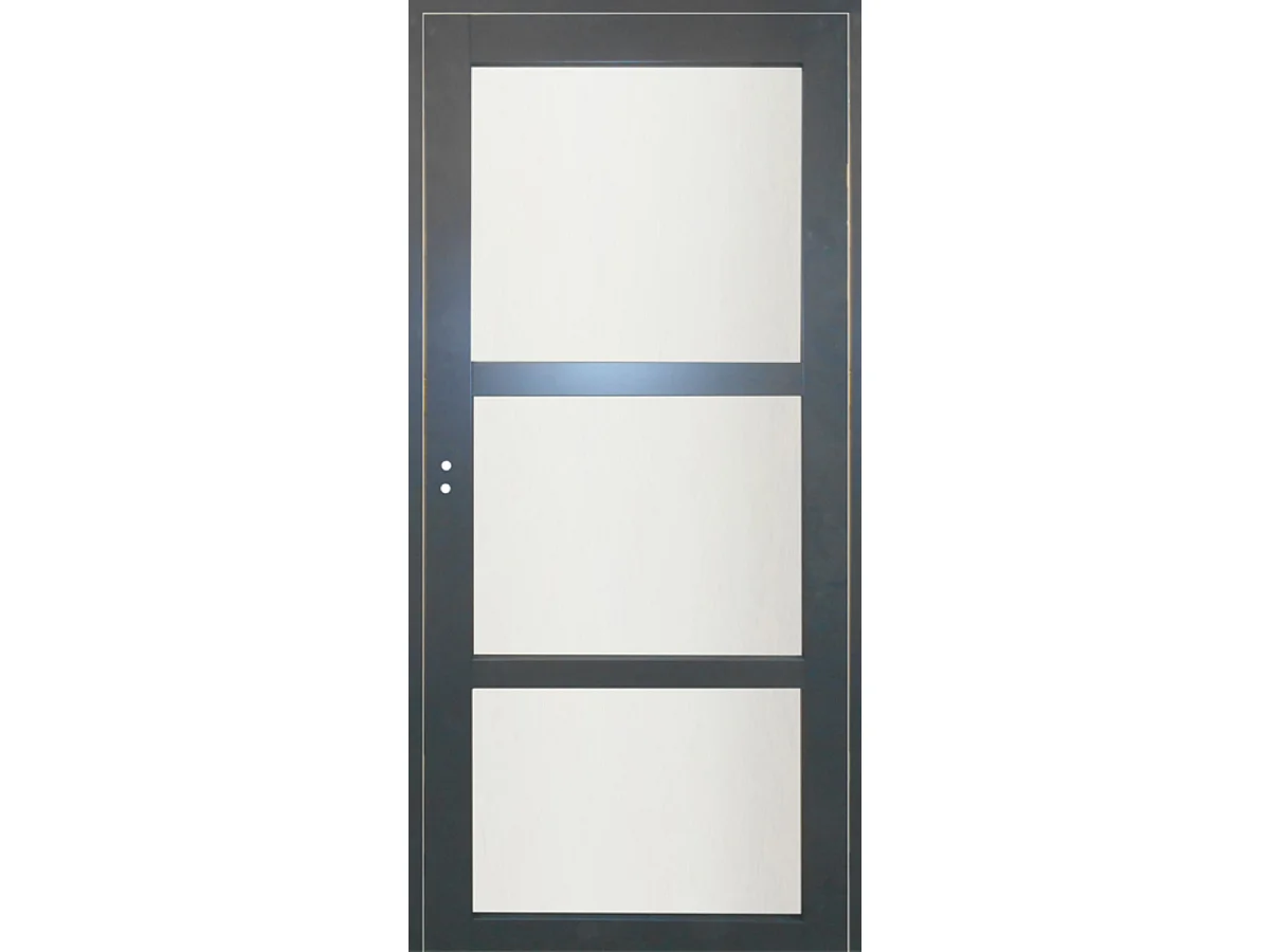 Bloc Porte Blakeria Ral7016 Vitrée H204 X L73 Côte Tableau P.droite Gd Menuiseries