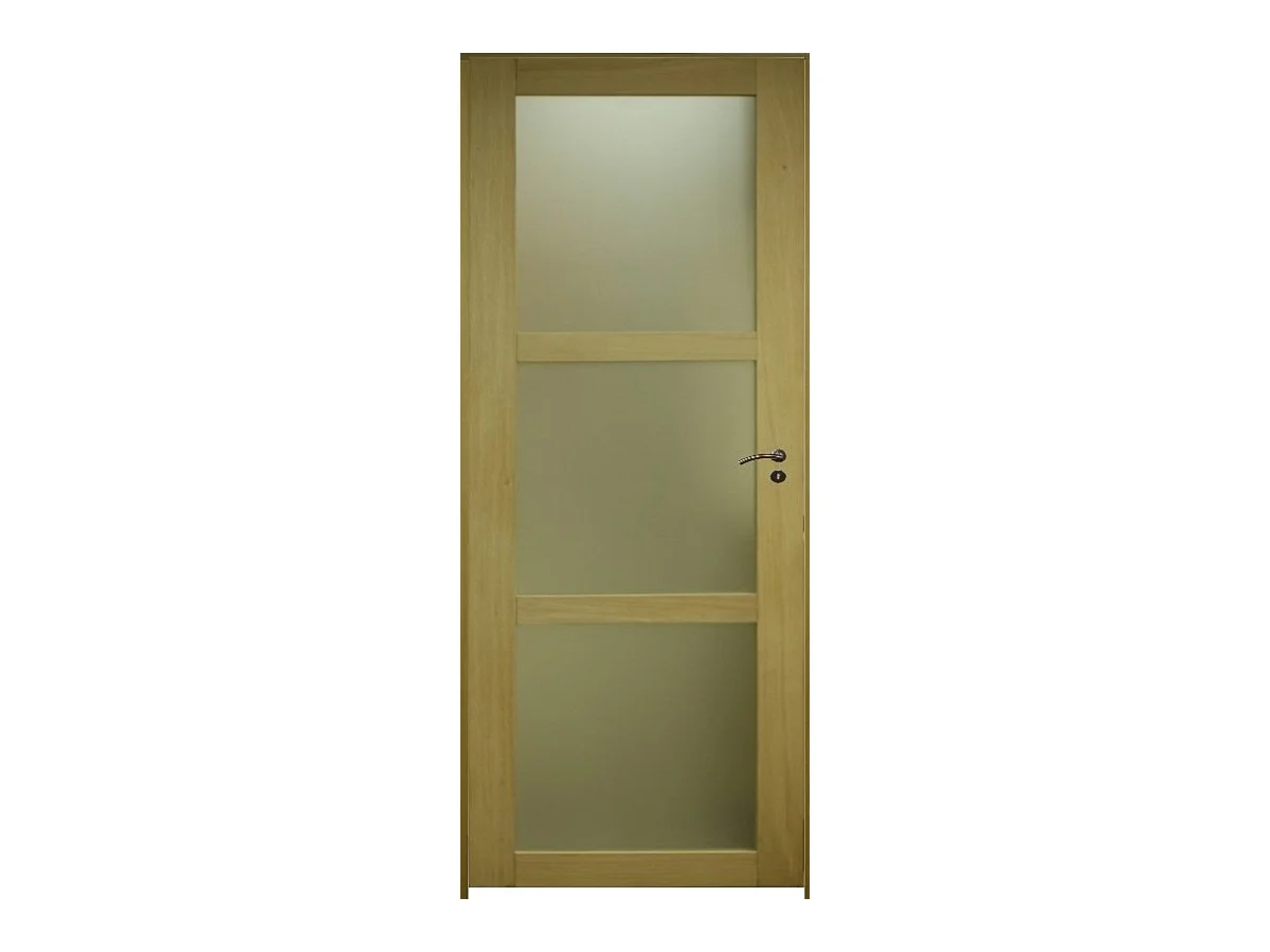 Bloc Porte Ayous Vitree H204 X L83 Poussant Gauche Cotes Tableau Gd Menuiseries