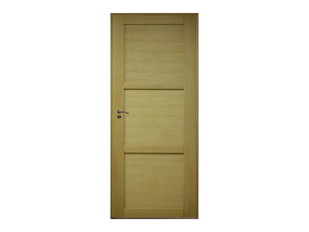 Bloc Porte Ayous 3 Panneaux H204 X L73 Poussant Droite Cotes Tableau Gd Menuiseries