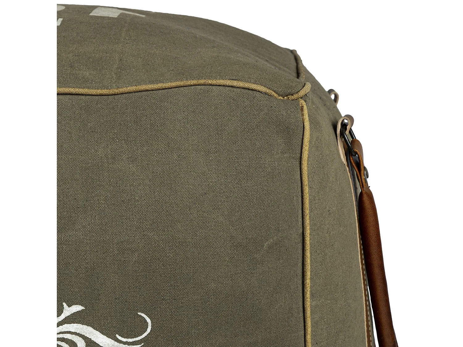 Pouf carré siège cube tabouret design Oakland 45 cm WOMO-DESIGN