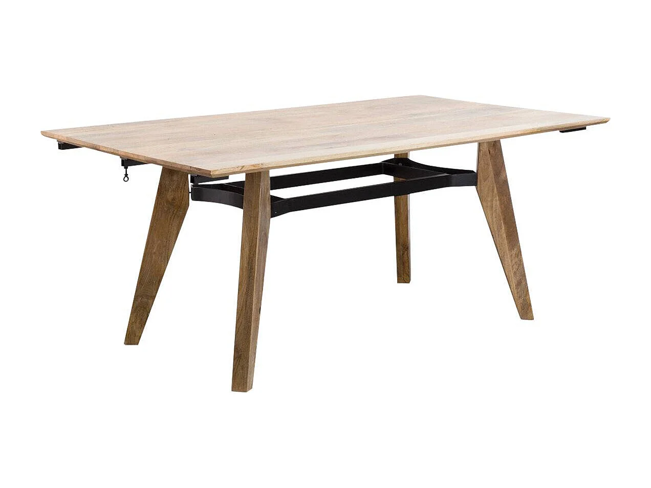 Table à manger avec allonges en bois de manguier Wood