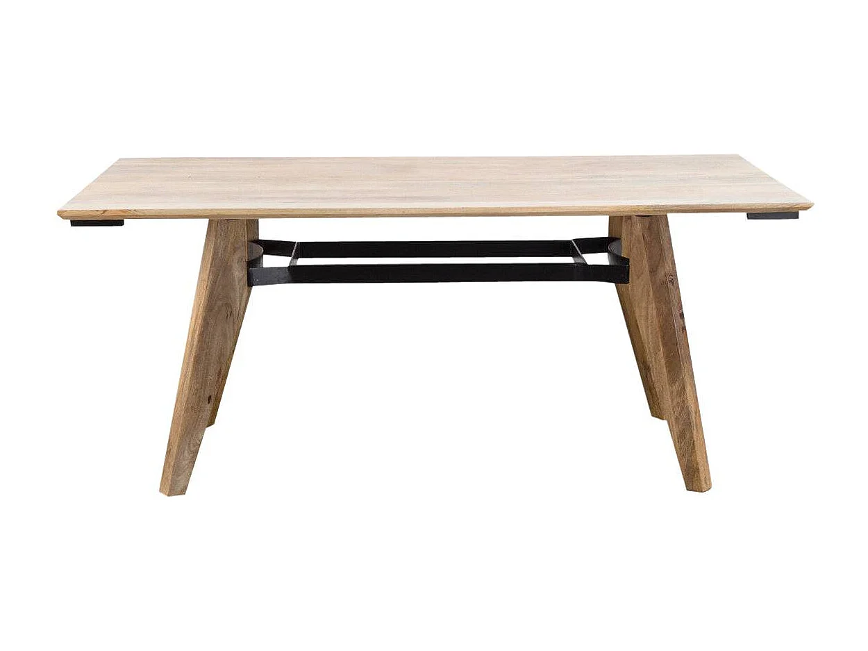 Table à manger avec allonges en bois de manguier Wood