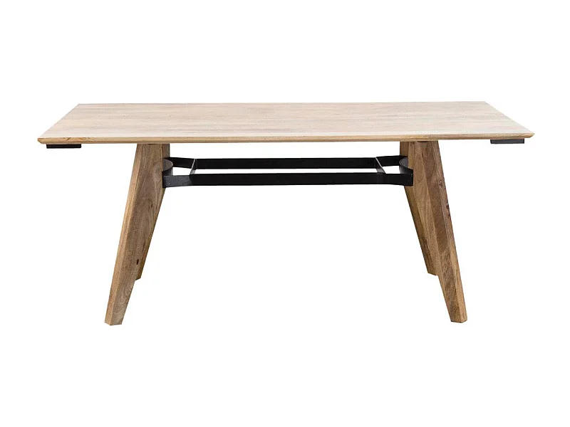 Table à manger avec allonges en bois de manguier Wood