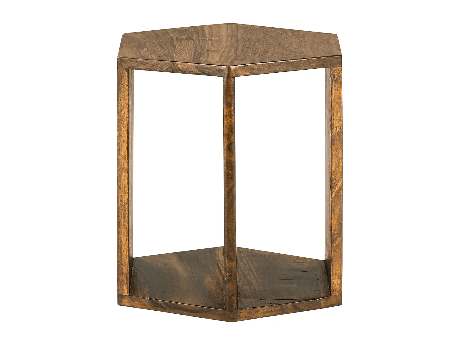 2x Table basse en bois 30x30x35 cm WOMO-DESIGN