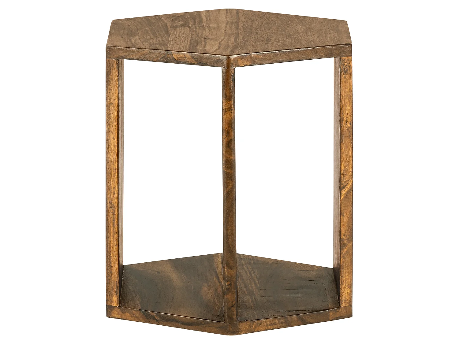 2x Table basse en bois 30x30x35 cm WOMO-DESIGN