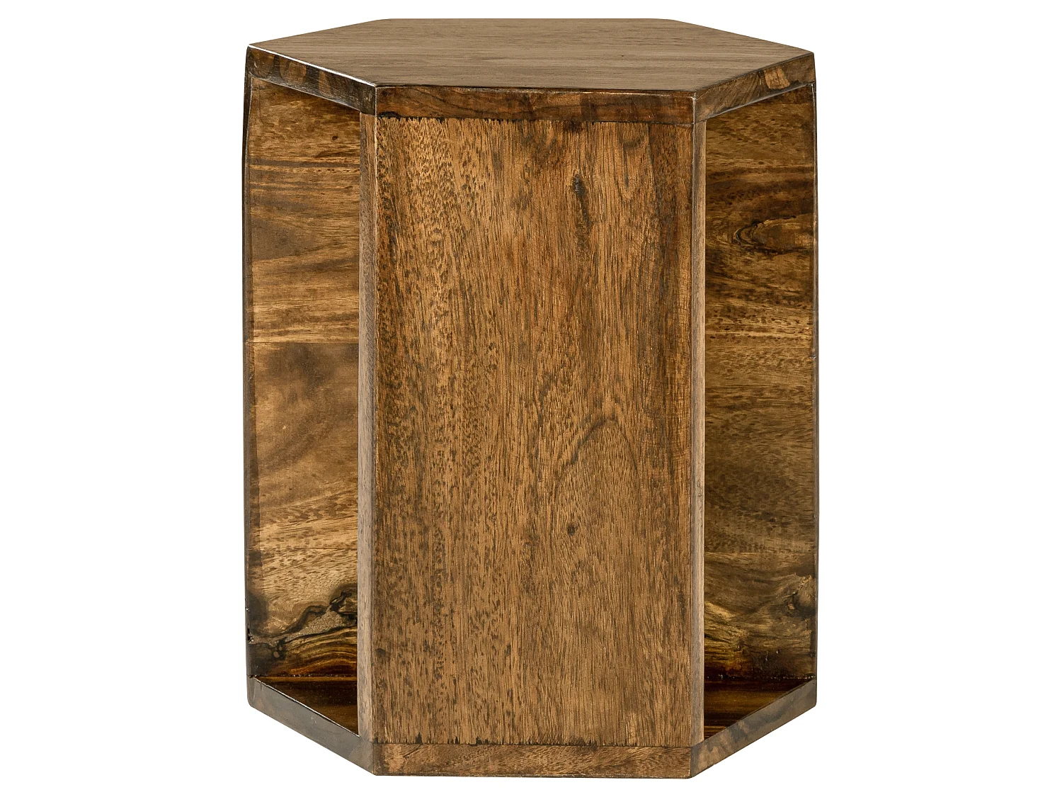 2x Table basse en bois 30x30x35 cm WOMO-DESIGN