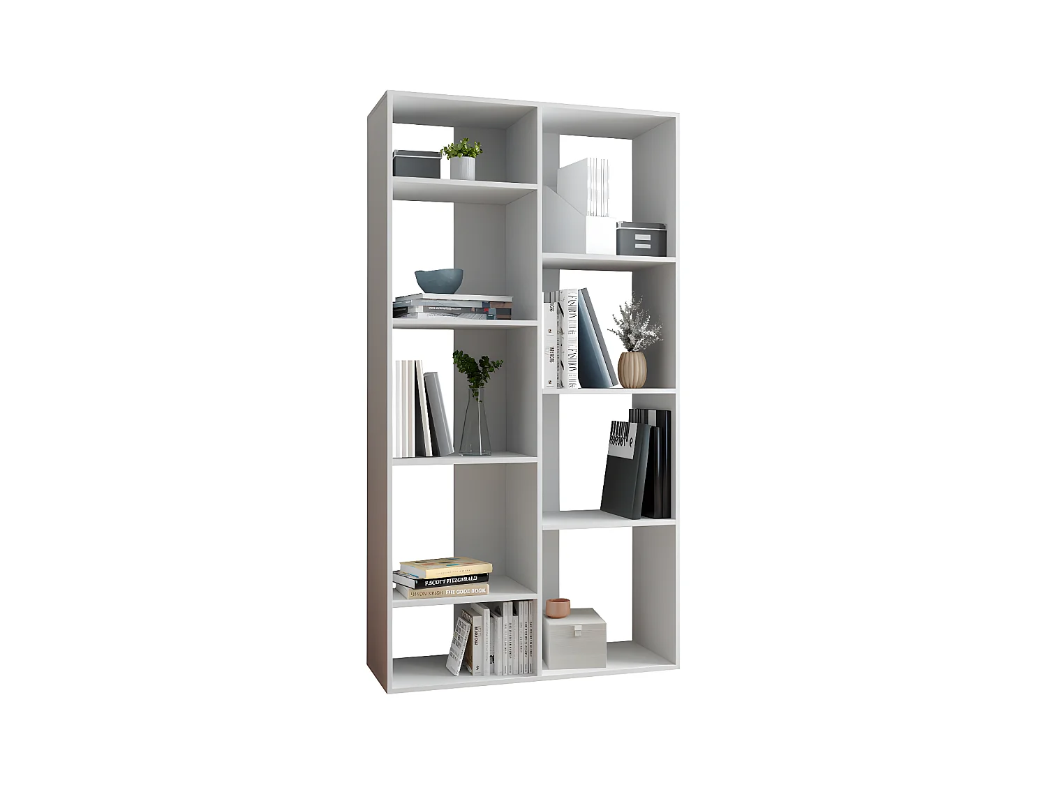 Rayonnage 9 Niches Blanc 185 cm LINEA