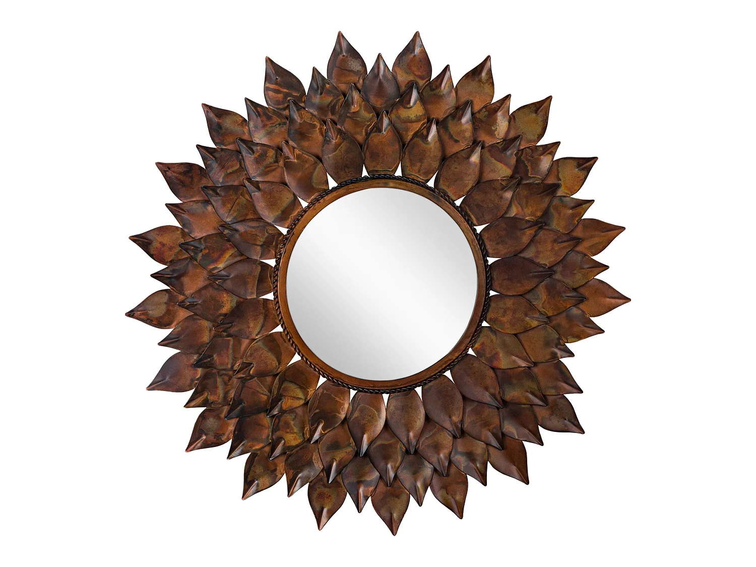 Miroir tournesol cadre métal Rio de Janeiro Ø 74 cm WOMO-DESIGN