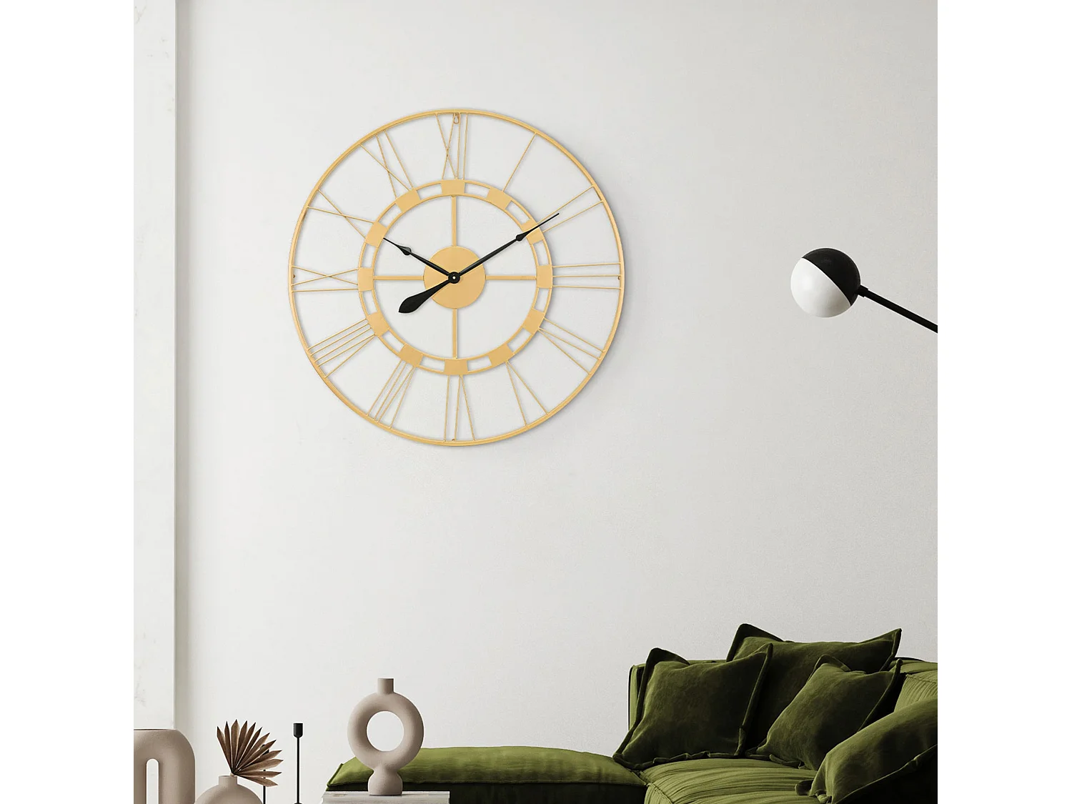 Reloj de pared Stockholm Ø85 cm WOMO-DESIGN