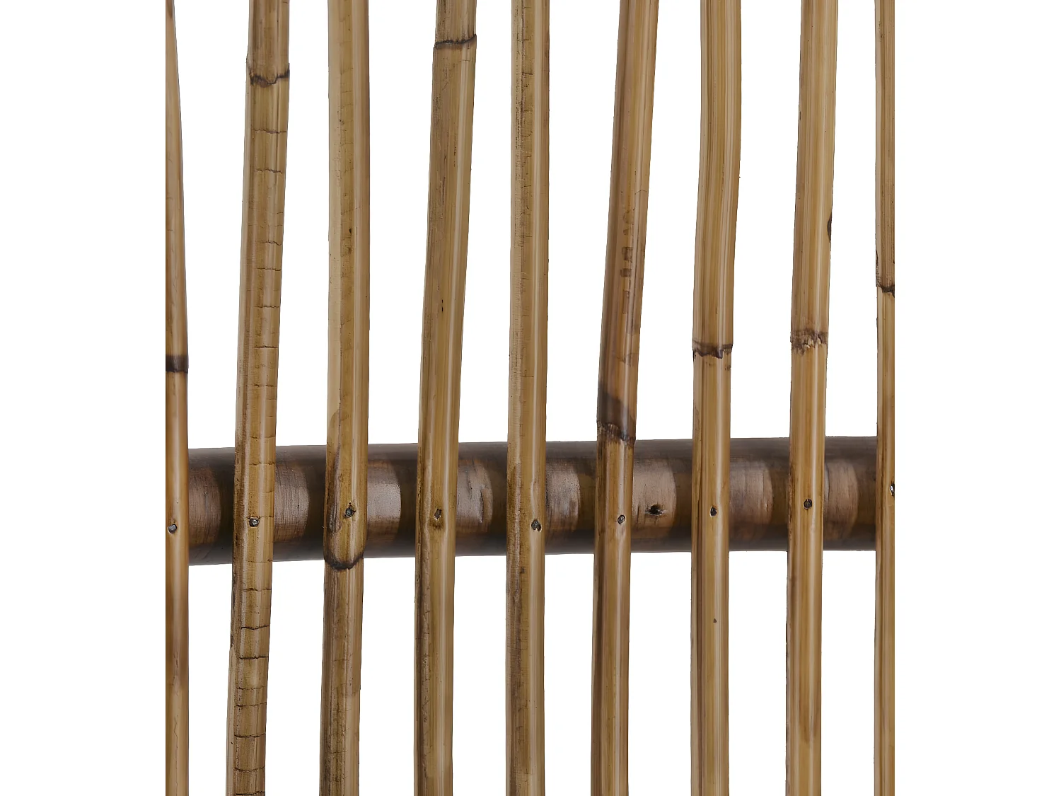 Fauteuil en bois de mindi et rotin