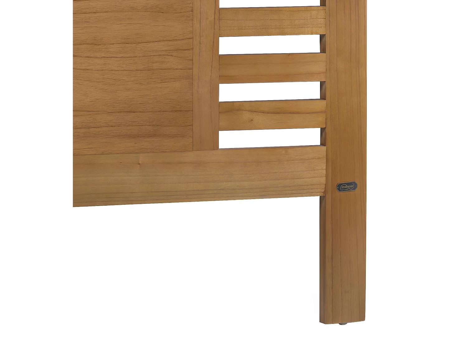 MADHU -Tête de lit en bois marron L165