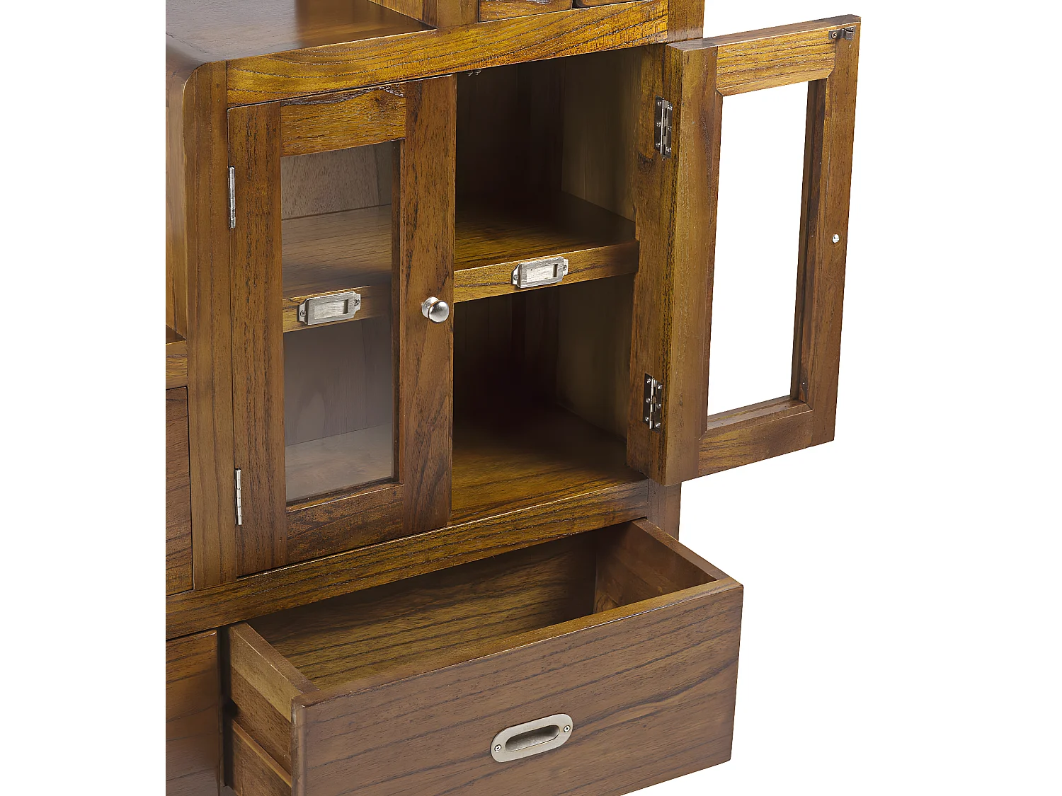 FLASH - Meuble escalier descente droite en bois marron