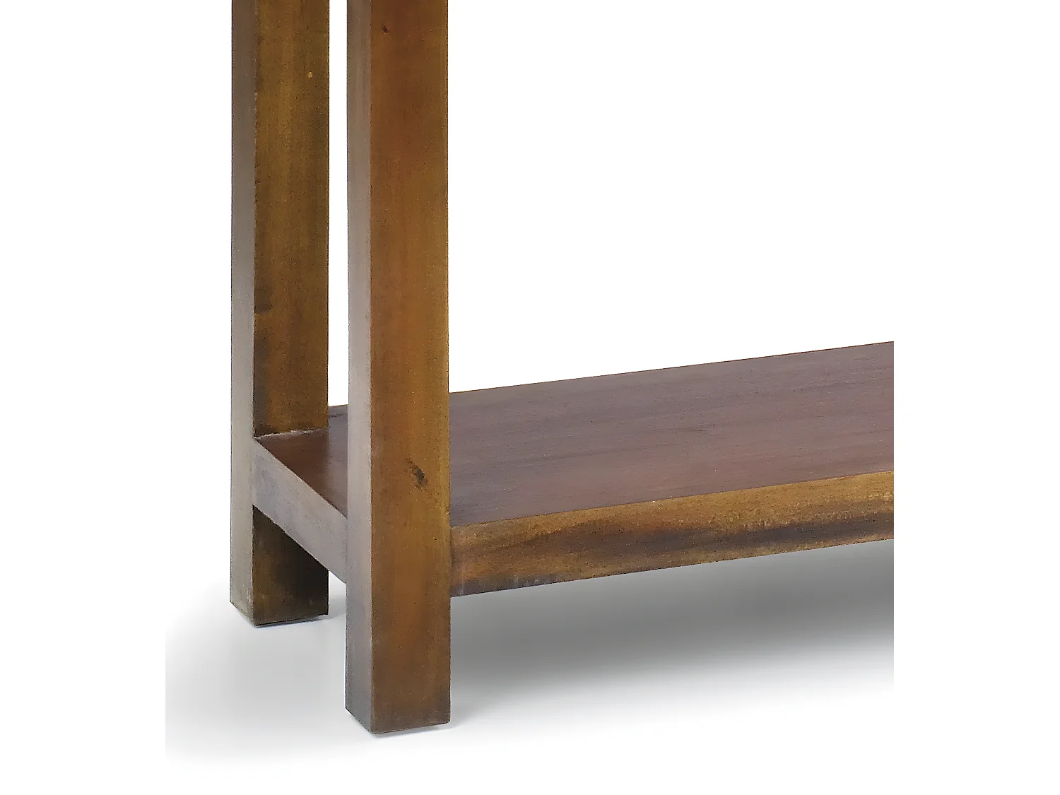 FLAMINGO - Console 3 tiroirs en bois marron L110