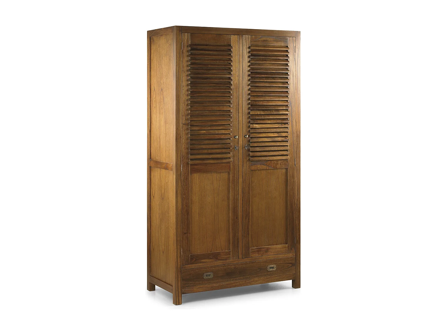 STAR - Armoire en bois de mindi marron 5 tiroirs H200