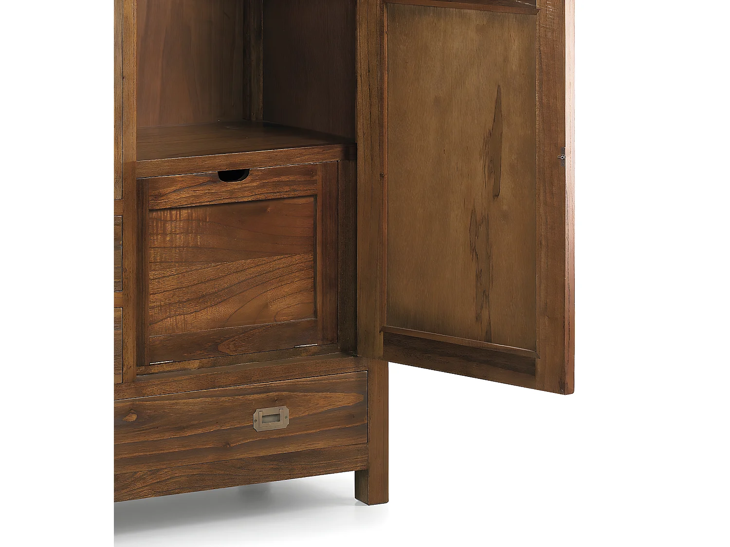 STAR - Armoire en bois de mindi marron 5 tiroirs H200