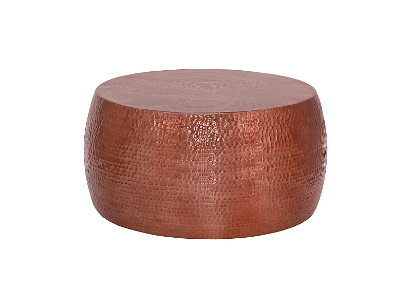 Mesa de centro martillada Pudong aluminio cobre WOMO-DESIGN