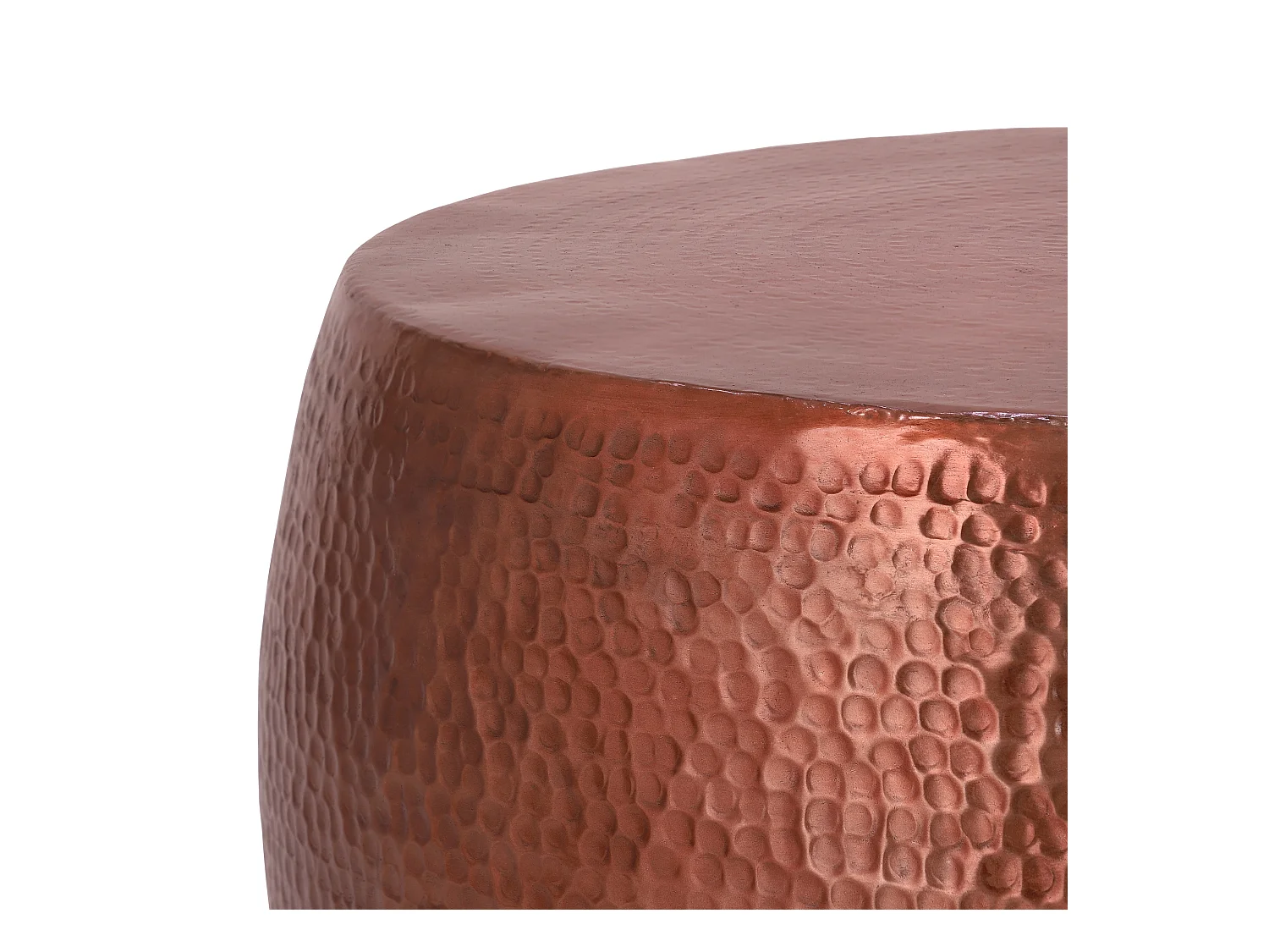 Mesa de centro martillada Pudong aluminio cobre WOMO-DESIGN