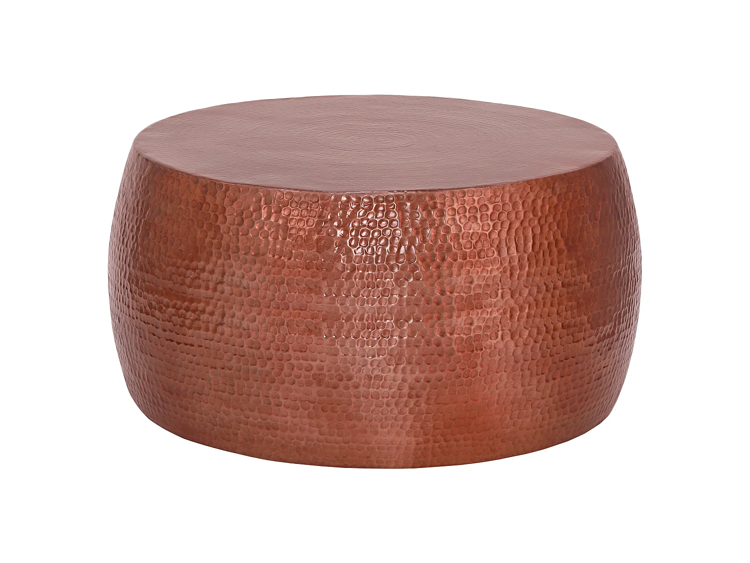 Tavolino martellato Pudong alluminio rame WOMO-DESIGN