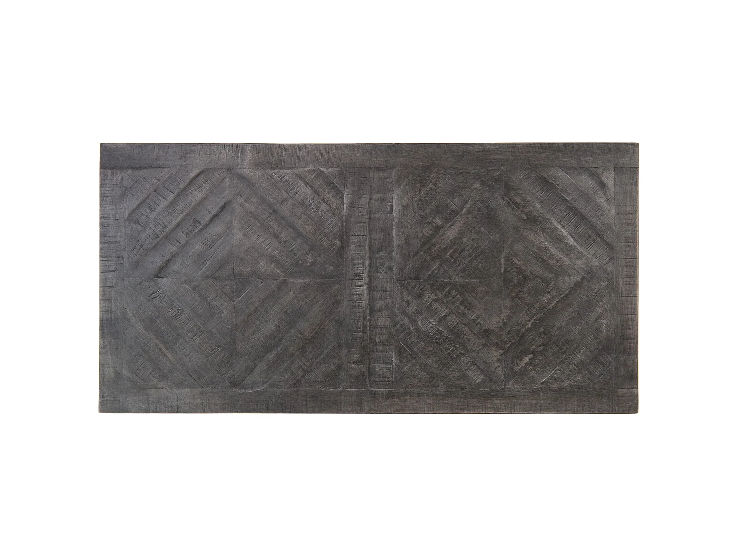 Table basse 120x60x46 cm bois de manguier massif cadre en métal WOMO-DESIGN