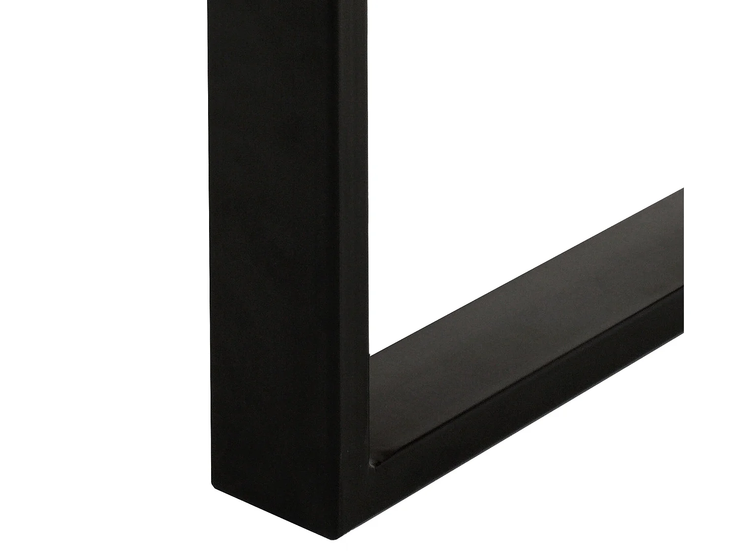 Table basse design industriel en bois de mangue massif 100x60x47cm WOMO-DESIGN