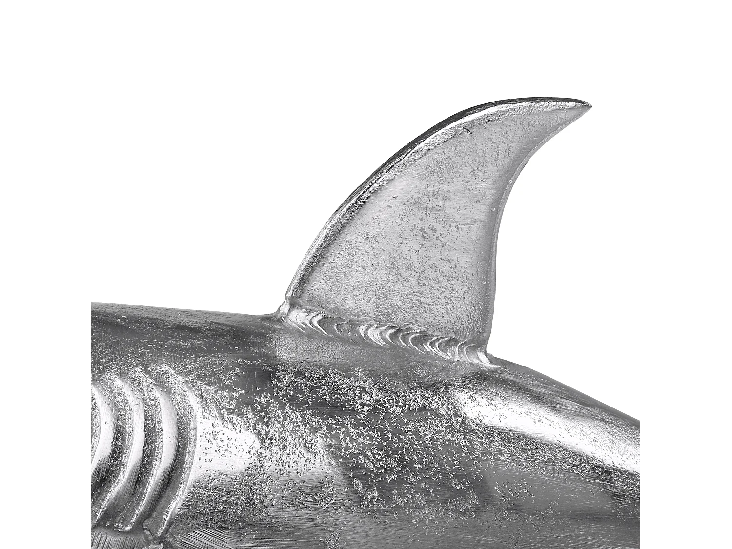 Escultura tiburón estatua aluminio 106 cm WOMO-DESIGN