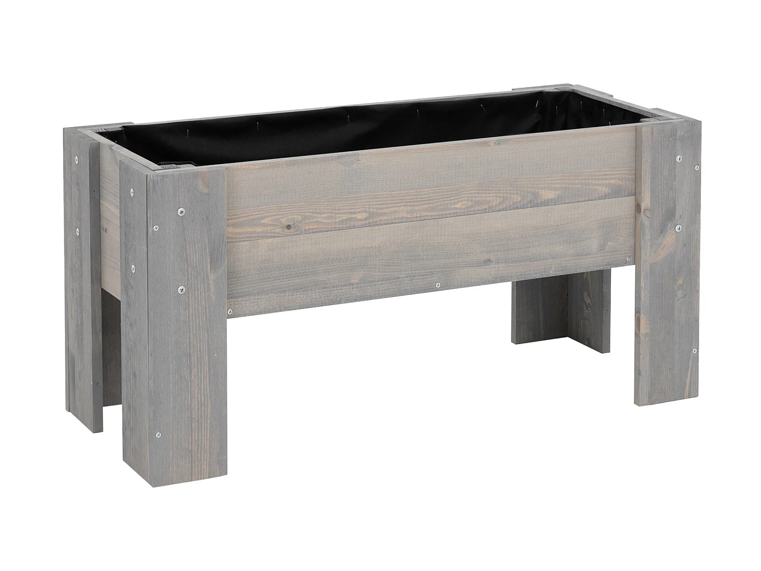Mesa de jardín 39x79x34 cm madera de pino WOMO-DESIGN