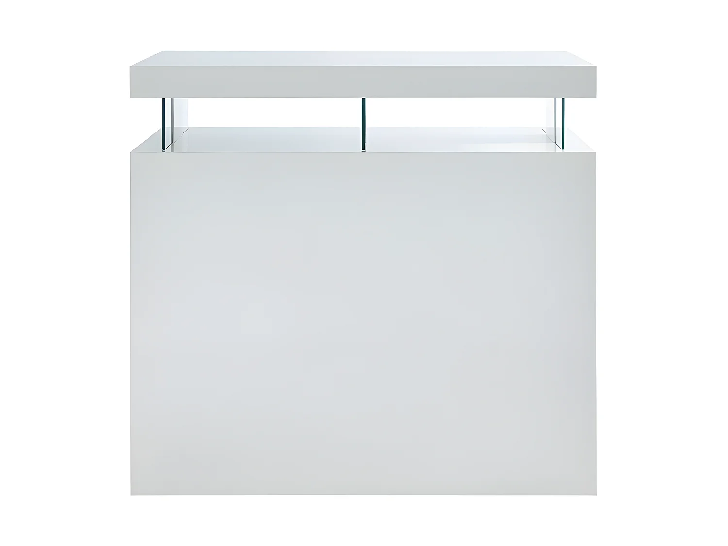 Barmeubel FABIO - Mdf witgelakt - met ledverlichting