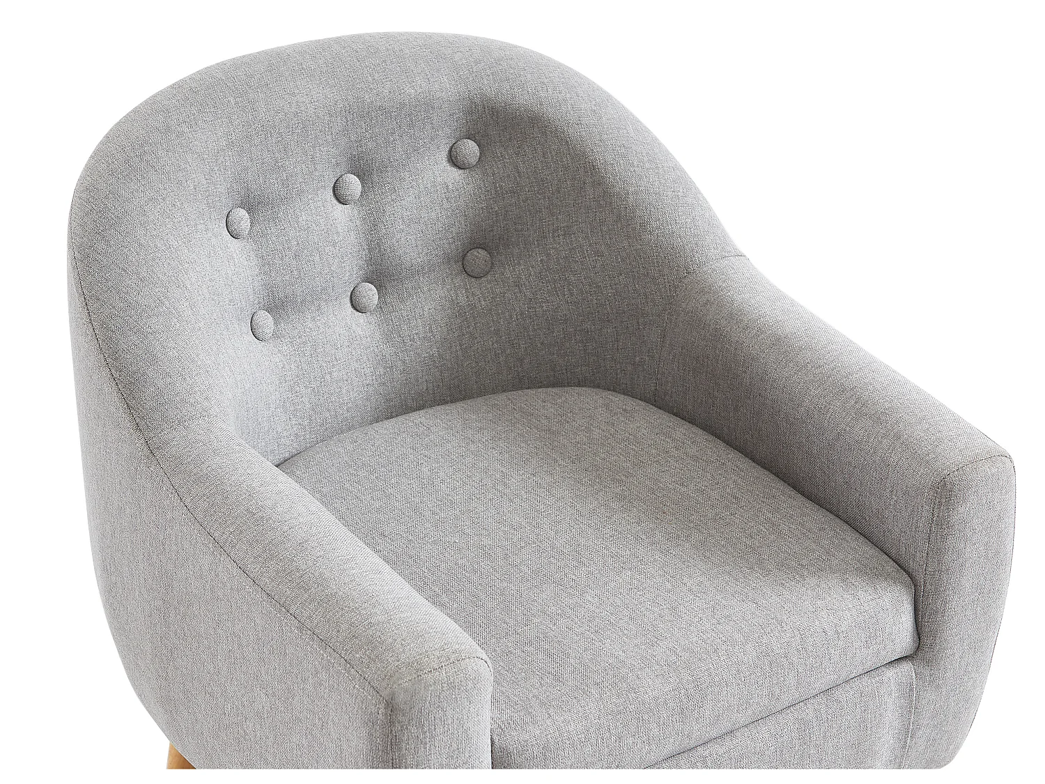 Fauteuil pour enfant en tissu gris CASORLA
