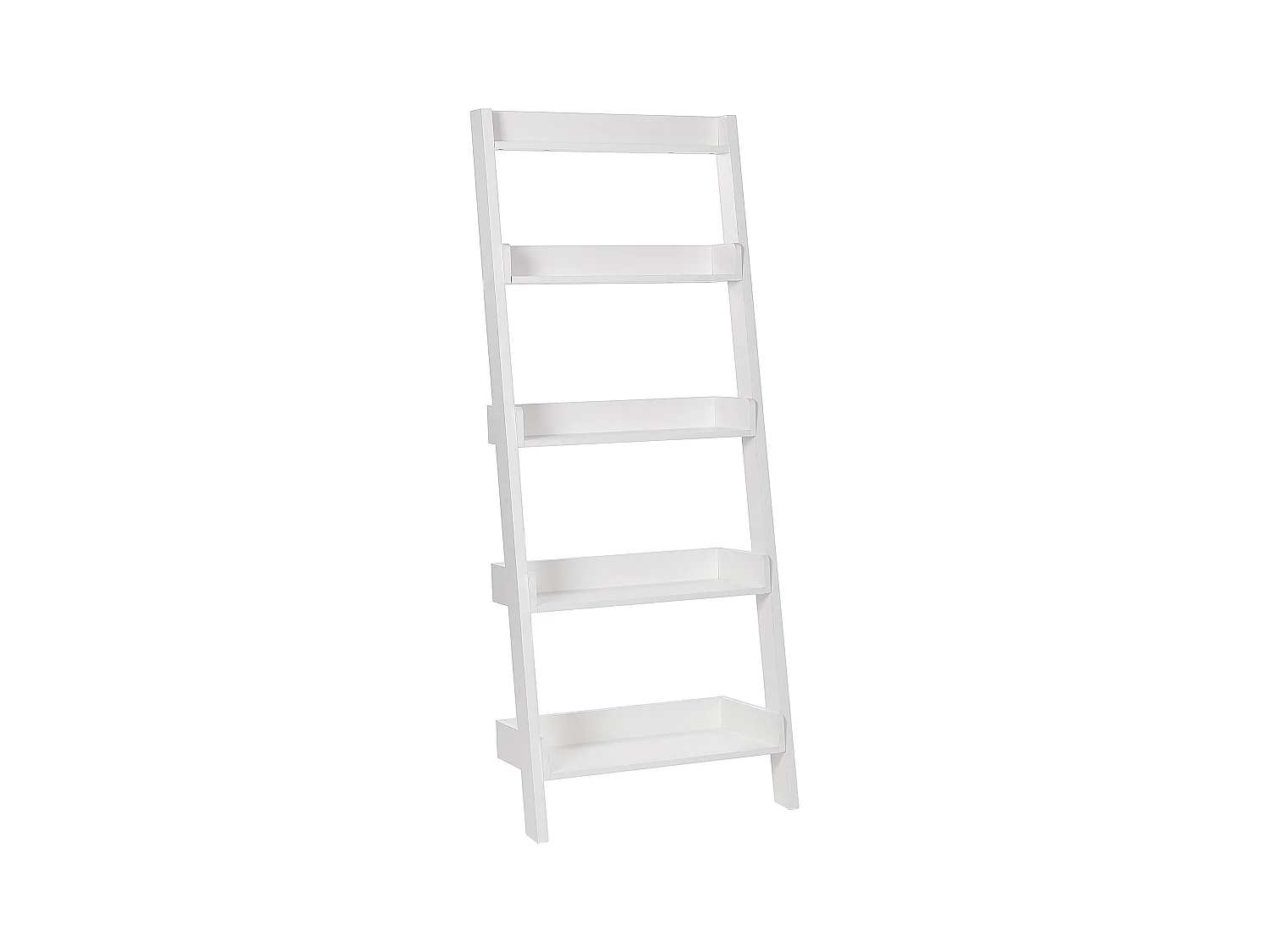 Libreria a 5 ripiani MOBILE TRIO 166 cm Bianco